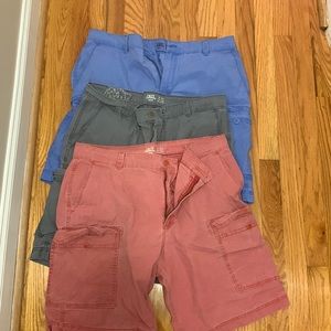 Izod saltwater cargo shorts size 36